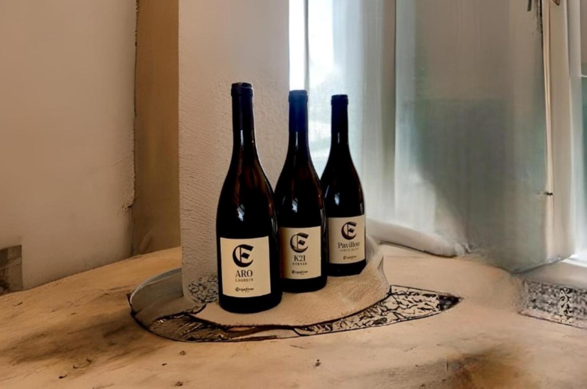 Engadiner Apartments & Wines Montagna Buitenkant foto